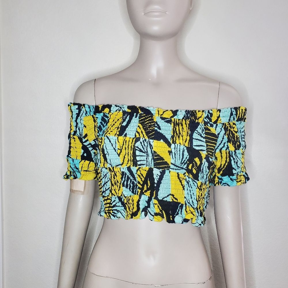 Missing Polynesia Elastic Shirring Stretch, Off S… - image 2